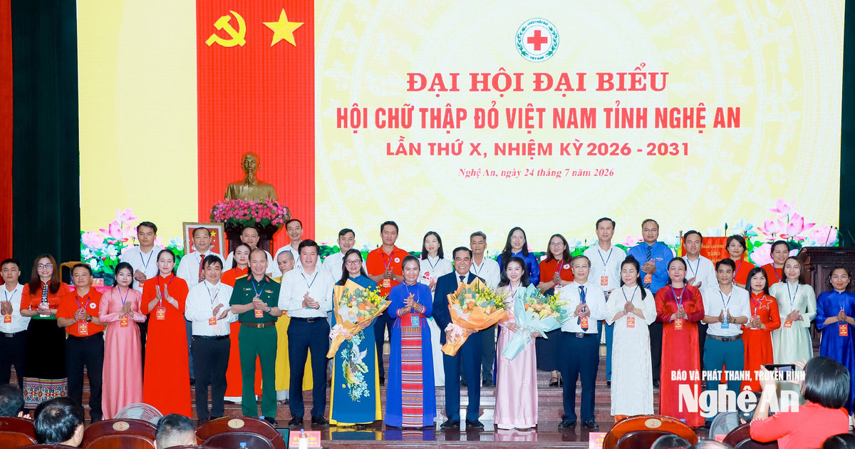 Đồng chí Võ Trọng Hải làm Chủ tịch danh dự Hội Chữ thập đỏ tỉnh Nghệ An khóa X
