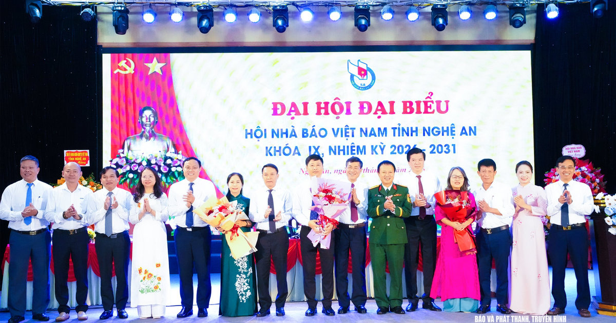 Đồng chí Trần Minh Ngọc tiếp tục được bầu giữ chức Chủ tịch Hội Nhà báo Việt Nam tỉnh Nghệ An khoá IX