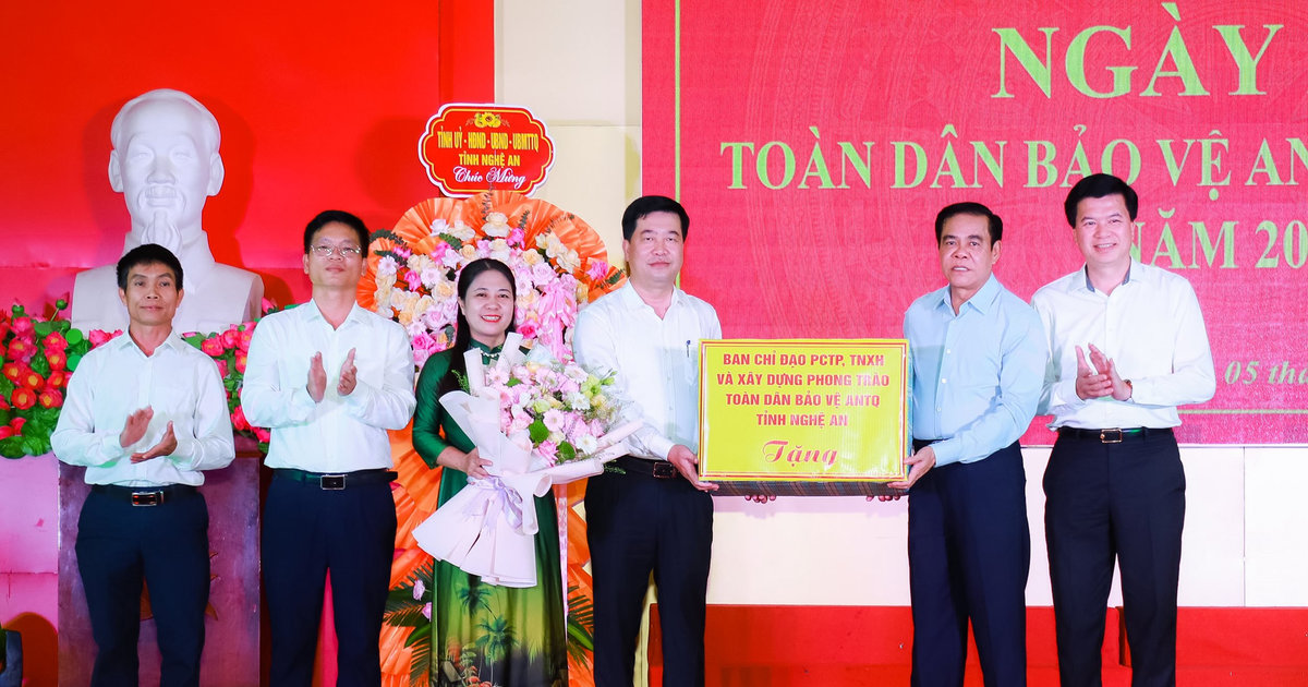Chủ tịch UBND tỉnh Võ Trọng Hải dự Ngày hội toàn dân bảo vệ an ninh Tổ quốc năm 2026 tại xã Anh Sơn