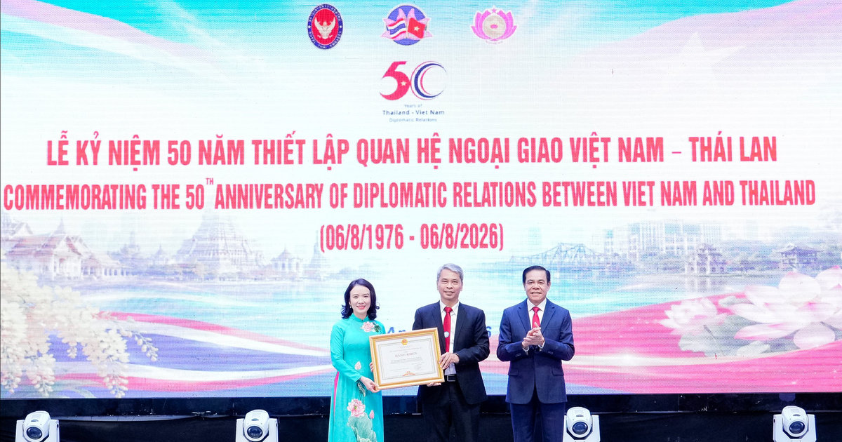Trọng thể lễ kỷ niệm 50 năm Ngày thiết lập quan hệ ngoại giao Việt Nam - Thái Lan