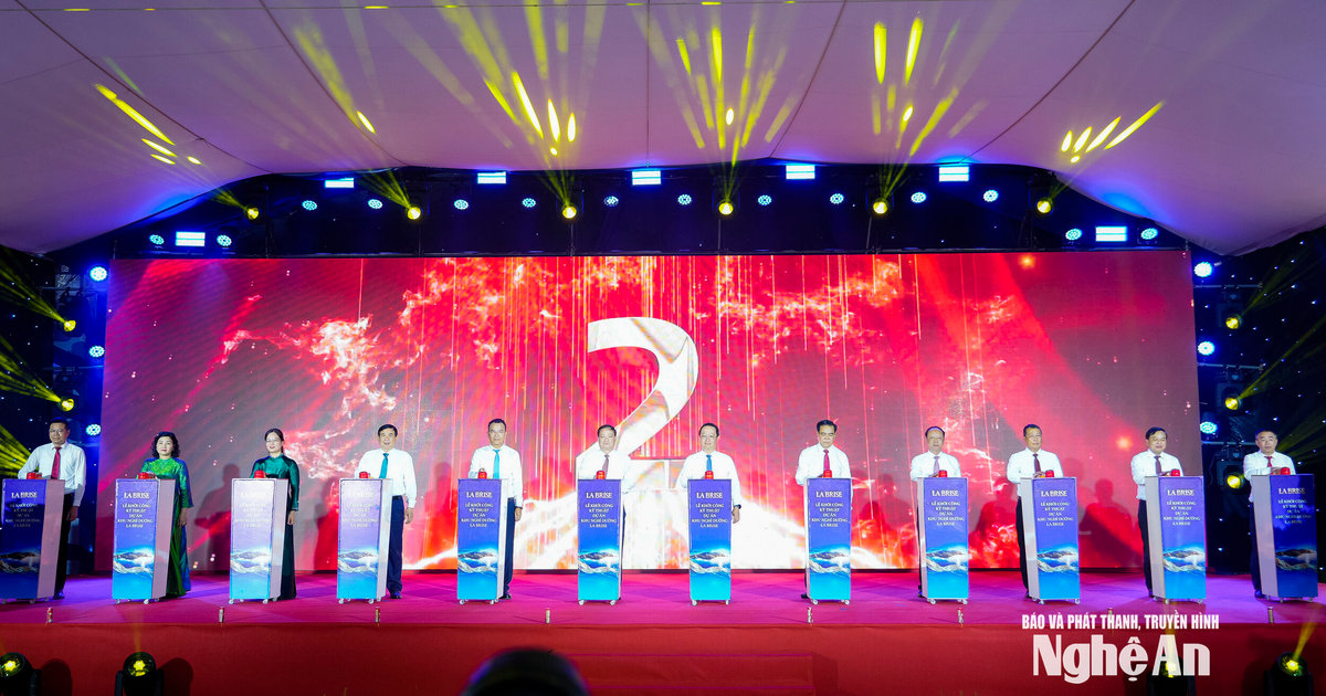 Nghệ An khởi công kỹ thuật Dự án Khu nghỉ dưỡng La Brise với tổng vốn đầu tư hơn 2.150 tỷ đồng