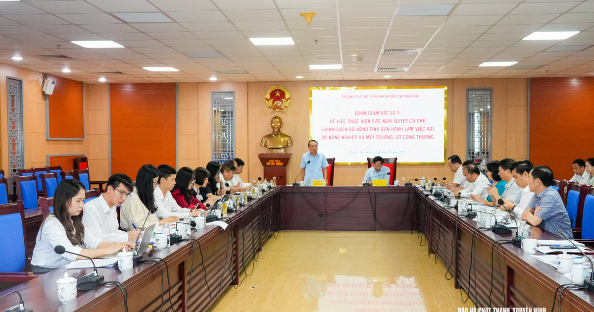 Thường trực HĐND tỉnh làm việc với Sở Nông nghiệp và Môi trường, Sở Công Thương