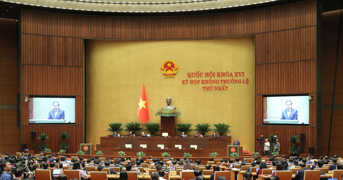 Bế mạc Kỳ họp không thường lệ thứ nhất, Quốc hội khóa XVI