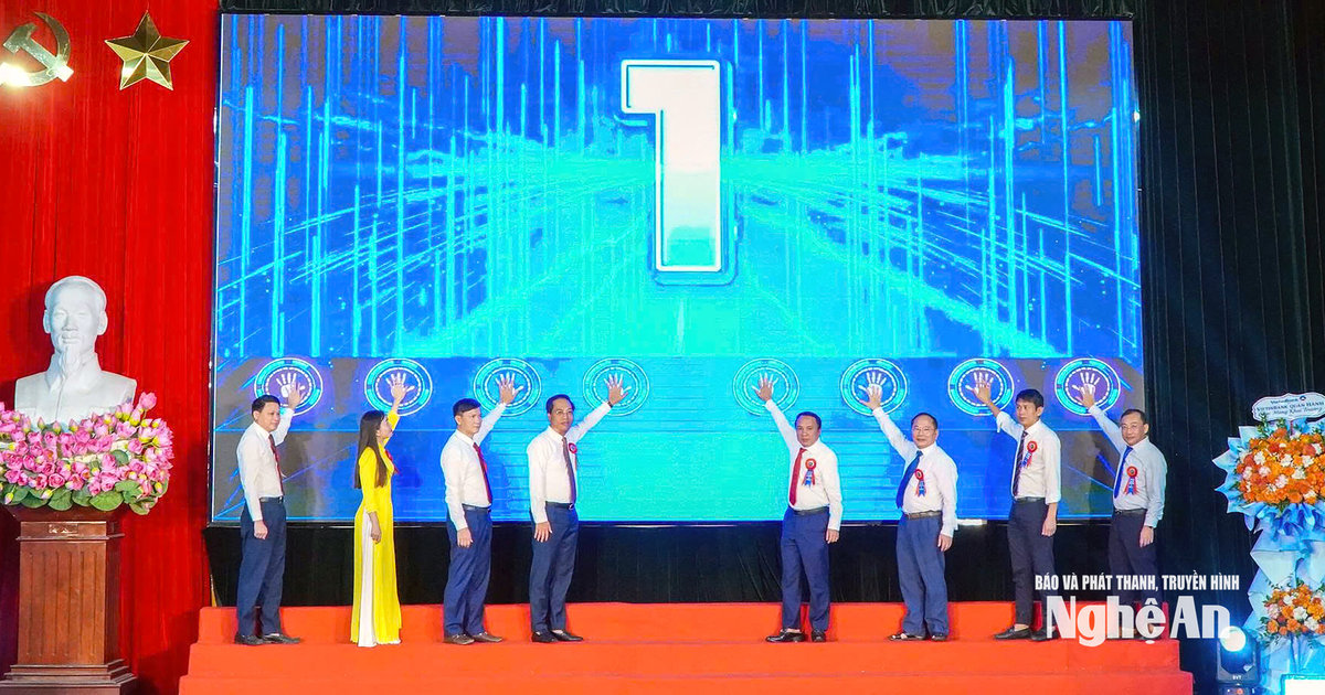 Khai trương Trung tâm Điều hành thông minh (IOC) xã Nghi Lộc