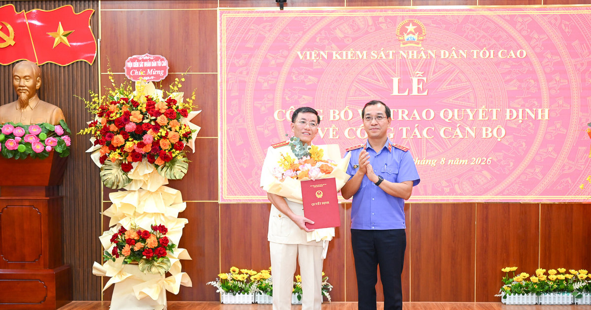 Ông Trần Xuân Trường được bổ nhiệm giữ chức Phó Viện trưởng Viện Kiểm sát nhân dân tỉnh Nghệ An
