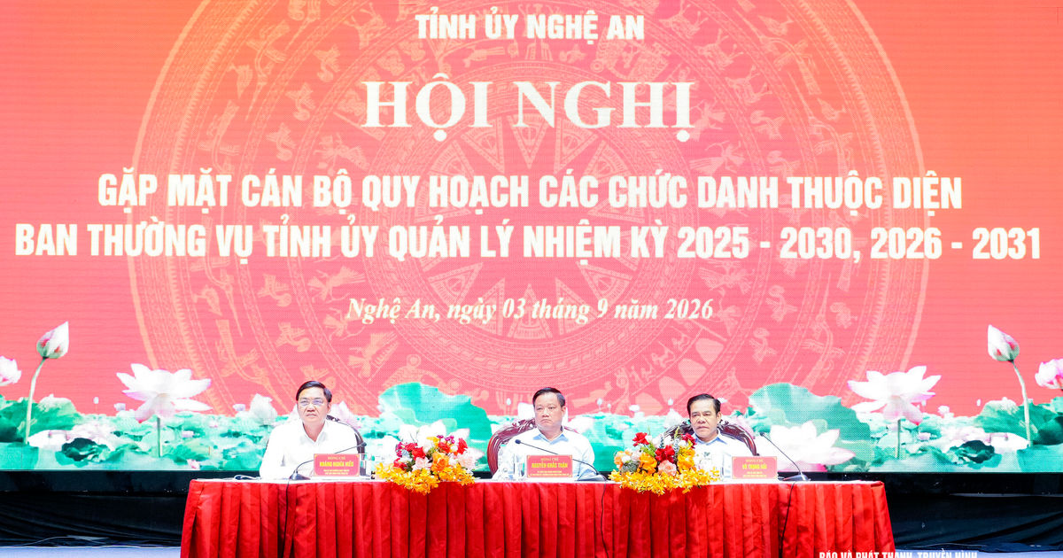Thường trực Tỉnh uỷ gặp mặt cán bộ quy hoạch các chức danh thuộc diện Ban Thường vụ Tỉnh uỷ quản lý