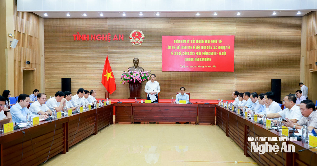 Thường trực HĐND tỉnh Nghệ An đề nghị rà soát, cắt giảm các nghị quyết lan tỏa thấp, vai trò dẫn dắt không còn