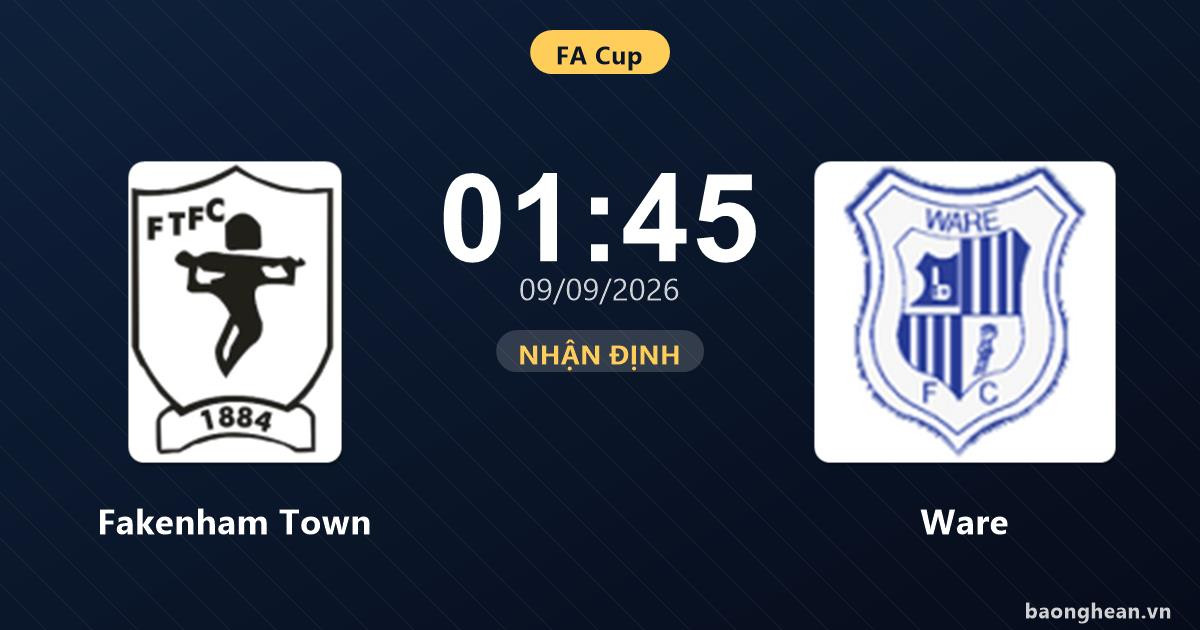 Pronostic Fakenham Town - Ware : Les deux équipes ont soif de victoire.
