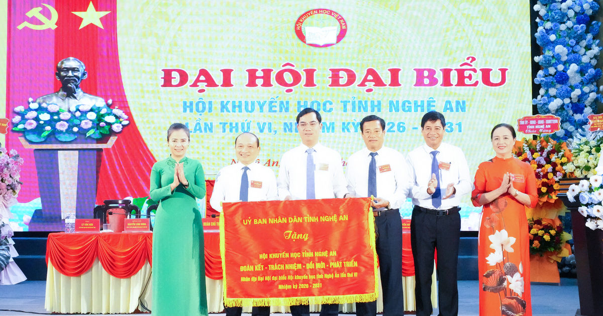 Đồng chí Nguyễn Thanh Hiền tiếp tục giữ chức Chủ tịch Hội Khuyến học Nghệ An khóa VI, nhiệm kỳ 2026 - 2031