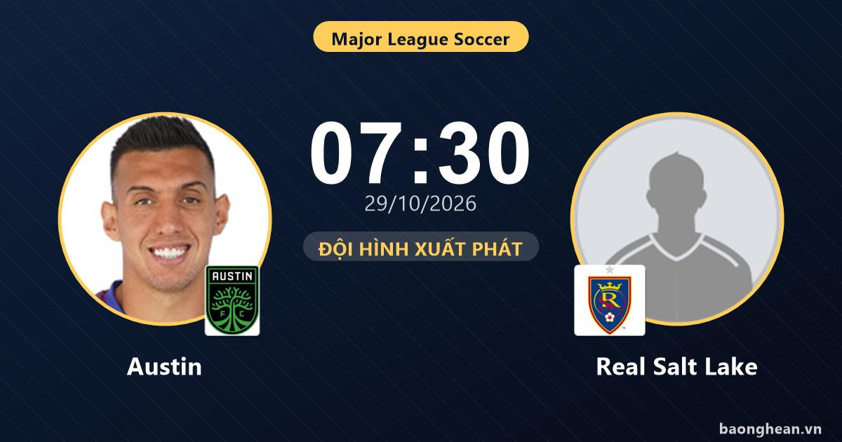 Austin vs Real Salt Lake Live: Second half begins, tied 0-0