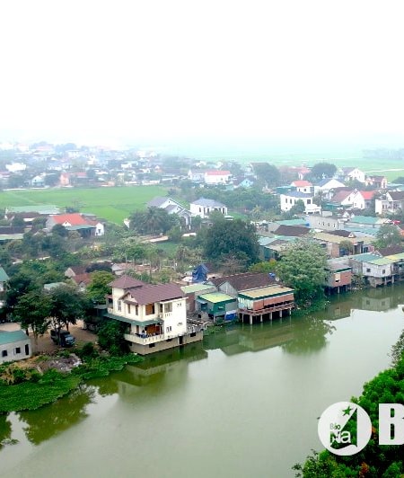 Xây dựng nhà lấn chiếm kênh Vũ Giang ở Yên Thành