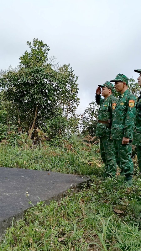 Bộ đội Biên phòng Nghệ An tăng cường kiểm tra, phát dọn đường biên, cột mốc sau mưa bão