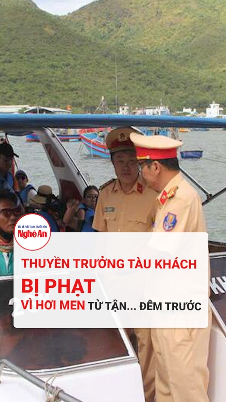 Thuyền trưởng tàu khách bị phạt vì hơi men từ tận... đêm trước