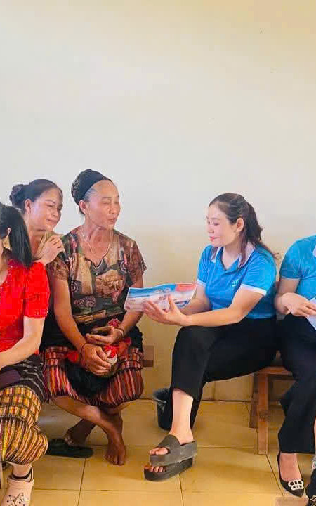 Chương trình “Đồng hành cùng phụ nữ biên cương” tại xã Tam Thái, Tam Quang