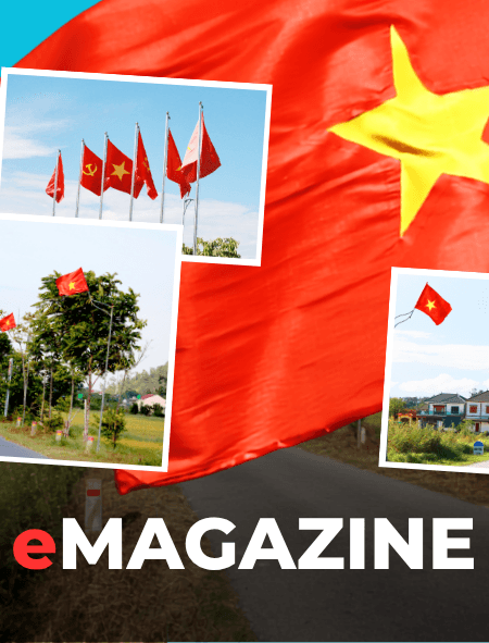 Những đường cờ "niềm tin" ở xóm đạo Yên Trung