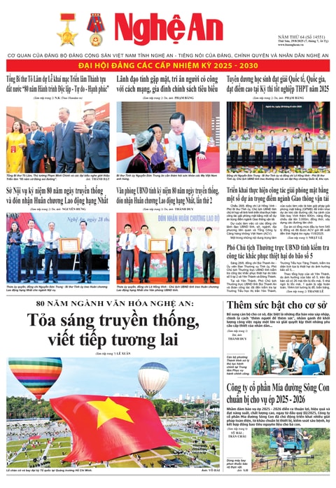 Số 14551 ngày 29-8-2025