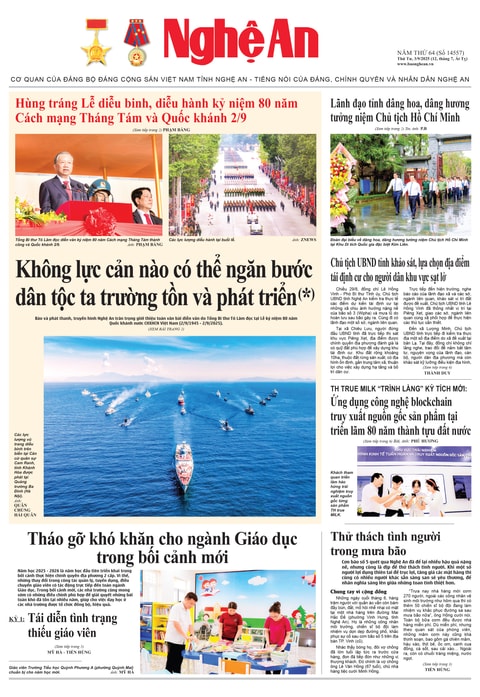 Số 14557 ngày 3-9-2025