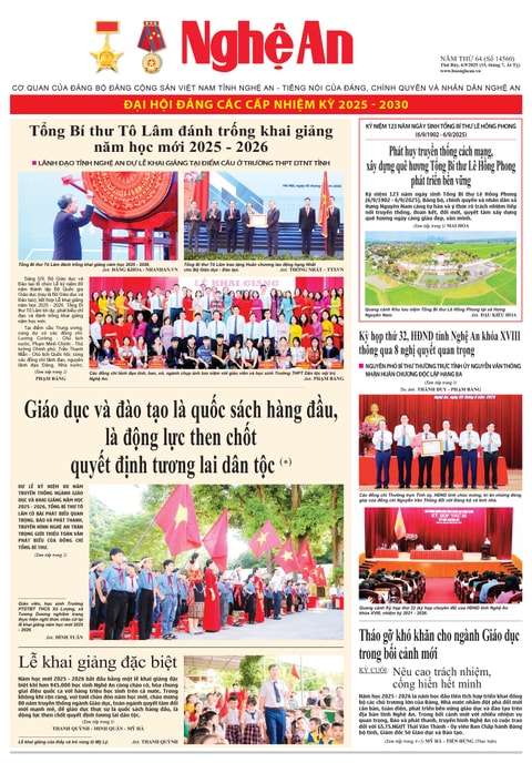 Số 14560 ngày 6-9-2025