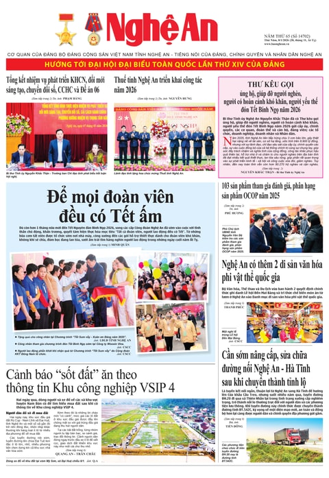 Số 14702 ngày 8-1-2026