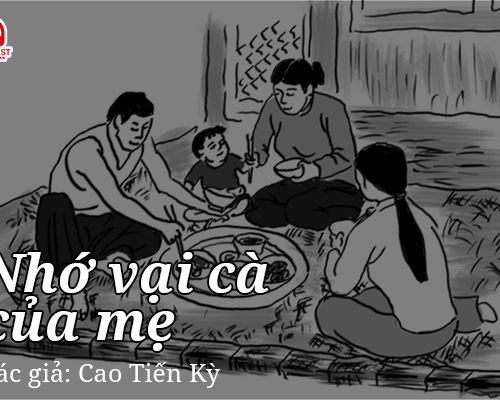 Tản văn hay: Nhớ vại cà của mẹ