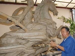 Khởi công đúc Tượng đài Phù Đổng Thiên Vương