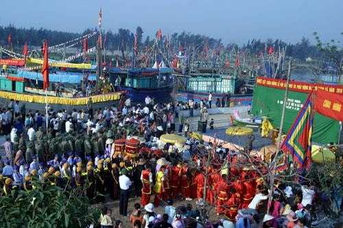 Lễ hội cầu ngư ở xã Sơn Hải