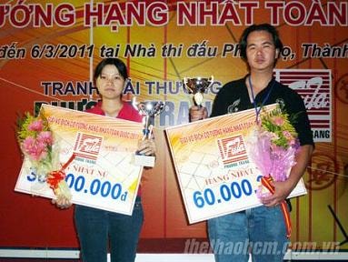 Kết thúc giải cờ Tướng VĐQG 2011: TPHCM lấy lại ngôi “Nữ hoàng”