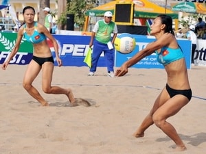 Khai mạc giải bóng chuyền bãi biển nữ Châu Á
