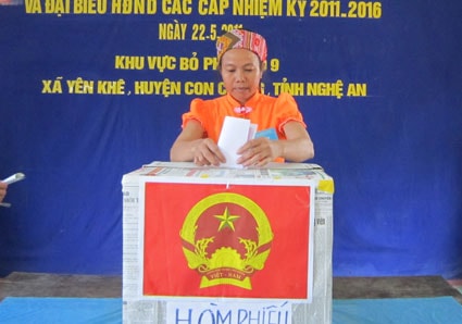 Toàn tỉnh có hơn 2,1 triệu cử tri đi bỏ phiếu, đạt tỷ lệ 99,28%