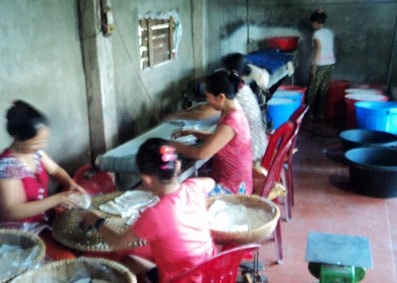 Làng nghề bún bánh Quy Chính: nỗ lực khắc phục ô nhiễm môi trường