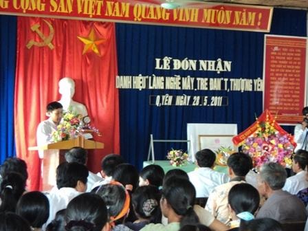 Quỳnh Yên phát triển làng nghề
