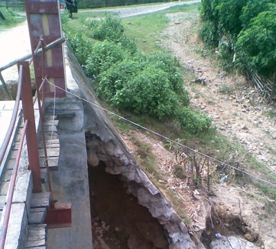 Na Loi, Đoọc Mạy sau trận lũ quét.