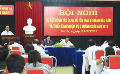 Nâng cao hiệu quả quản lý nhà nước về công tác tôn giáo