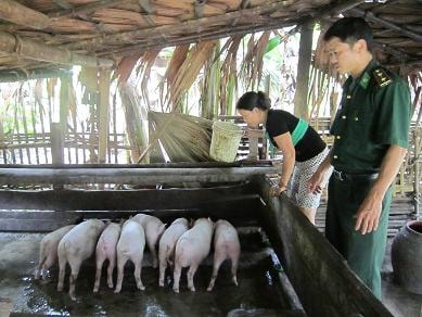 Đồn biên phòng Châu Khê: Giúp dân phát triển kinh tế - xã hội