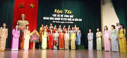 Hội thi “Cán bộ nữ công giỏi” ngành Nông nghiệp và PTNT Nghệ An năm 2011