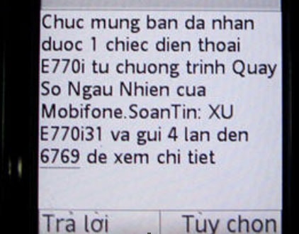 Phòng chống "thư rác", "tin nhắn rác" trên điện thoại di động