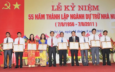 Cục Dự trữ Nhà nước khu vực Nghệ Tĩnh kỷ niệm 55 năm ngày thành lập