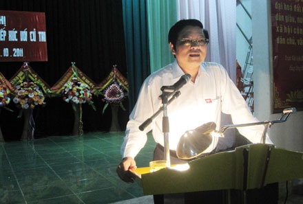 Đại biểu Quốc hội tiếp xúc cử tri xã Nghi Xá (Nghi Lộc)