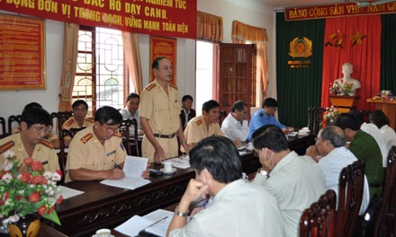 Tăng cường công tác tuần tra, kiểm soát trên tuyến giao thông thủy
