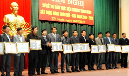 Nghệ An: Sơ kết 1 năm thực hiện Chương trình xây dựng nông thôn mới: