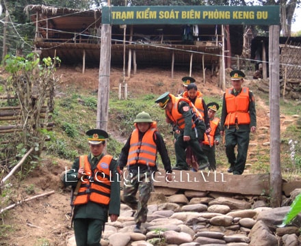 Lính biên phòng với mùa Xuân biên ải