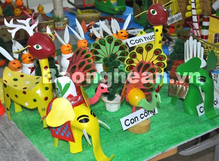 Ghi nhận từ hội thi Hội thi Đồ dùng, đồ chơi tự làm cấp học mầm non huyện Nam Đàn