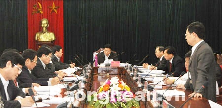 BTV Tỉnh uỷ cho ý kiến về phương án xử lý đối với các trường hợp giao đất sai đối tượng