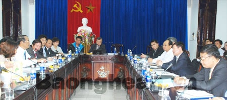 Văn phòng Kinh tế - Văn hóa Đài Bắc (Đài Loan) tìm hiểu môi trường đầu tư tại Nghệ An