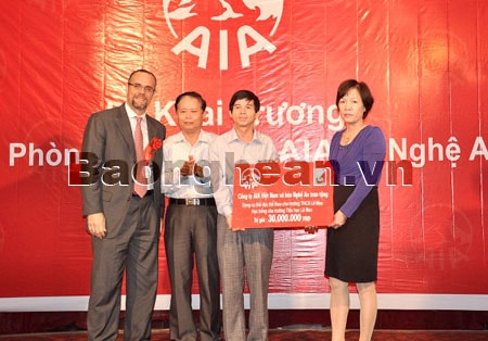 AIA khai trương Văn phòng Tổng đại lý thứ 3 tại Nghệ An