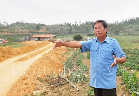 Chuyện hiến đất làm đường nguyên liệu ở Nghĩa Hành