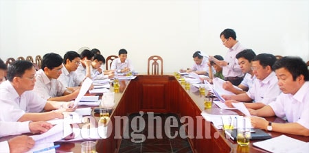 HĐND tỉnh giám sát lĩnh vực môi trường tại TP Vinh