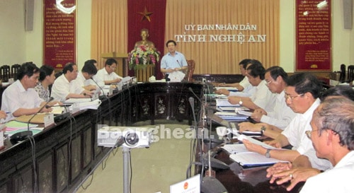 Tiếp tục phiên họp thường kỳ tháng 4: UBND tỉnh nghe và cho ý kiến về 5 Đề án quan trọng