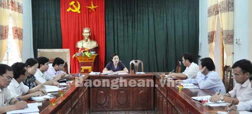 Giám sát quy hoạch mạng lưới trường học ở xã Minh Thành (Yên Thành)