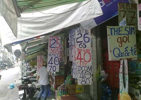 Sim rác vẫn tràn lan trước giờ G